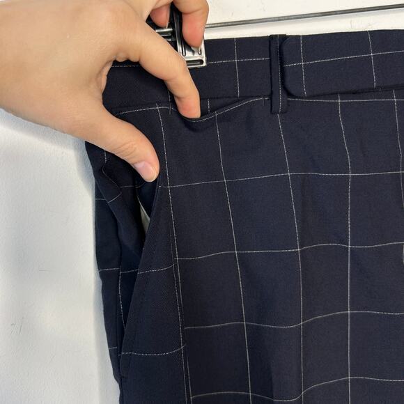 RALPH LAUREN Purple Label Windowpane Dress Pants Mens Size 37 Business Trousers - Picture 4 of 11